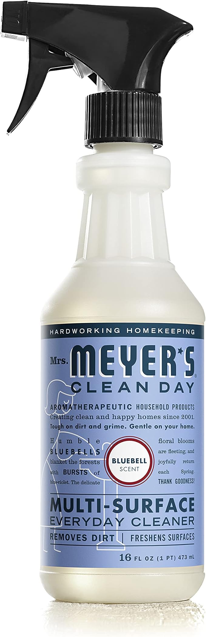 MRS. MEYER'S CLEAN DAY All-Purpose Cleaner Spray, Bluebell, 16 fl. oz