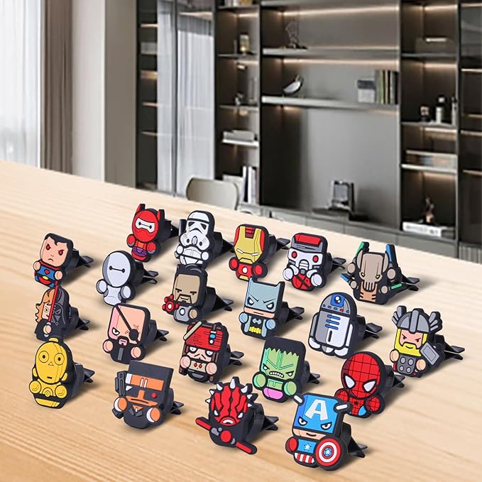 Air Vent Decoration - Cute Super Hero Decorative Vent Clip for Cars, Bedroom or Office [Groot]