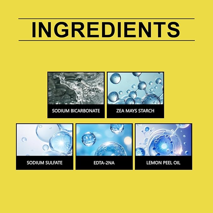 Multi-Purpose Stain Remover Powder – Fast-Acting Cleaner for Kitchens, Bathrooms, Floors, Toilets & Cars, Removes Limescale, Rust, Yellowing & Tough Stains (2)
