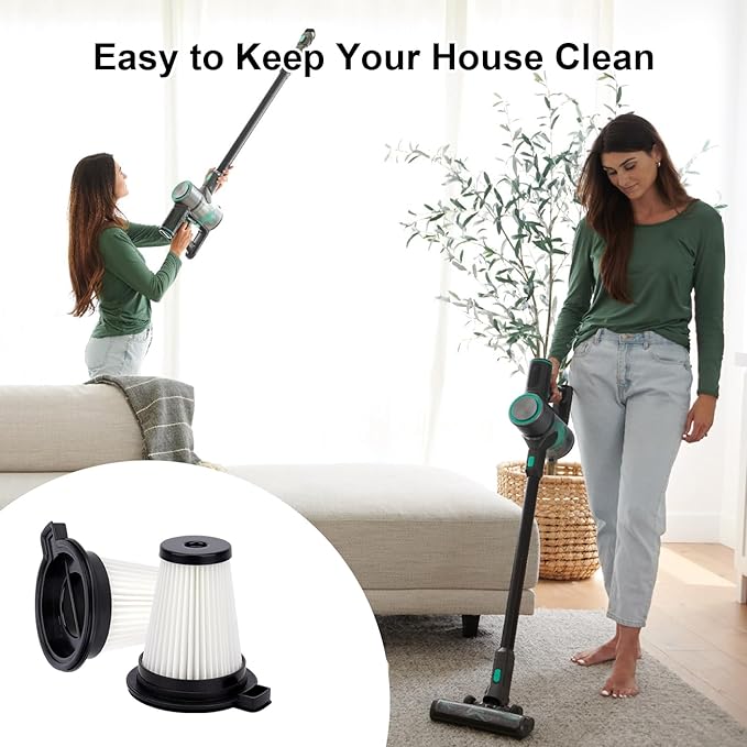 Replacement Filters for Wyze Cordless Vacuum Cleaner - Vacuum Accessories Parts,8 Pack