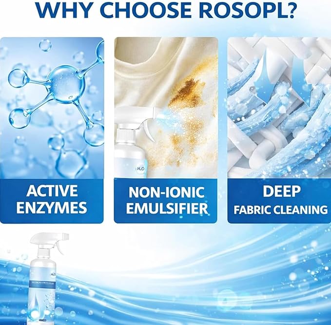 Fly Cloth Cleanse Clothing Emulsifier, Non Ionic Emulsifiers Cloth Cleaner, Spot Cleaner For Clothes, Powerful Fabric Cleaner for Clothes Care, Gentle on Most Fabrics (2pcs)