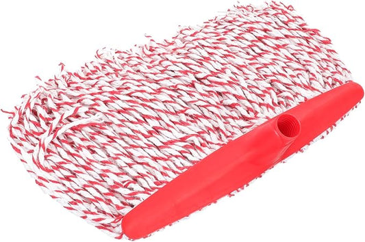 Reusable Stainless Steel Mop Head Replacement Washable Cotton String Mop Head for Household Cleaning