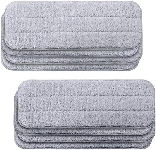 Replace Mop ，Compatible for Deerma ，Compatible for Mijia Water Spray Mop 360 Rotating Cleaning Cloth Head Wooden Carbon Fiber Cloth C2(10pcs)