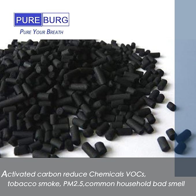 PUREBURG Deodorization Filter Compatible with LYKOCLEAN Kitchen Electric Composter MD-11200 (2.5L),2-Pack Activated Charcoal Odor Remove