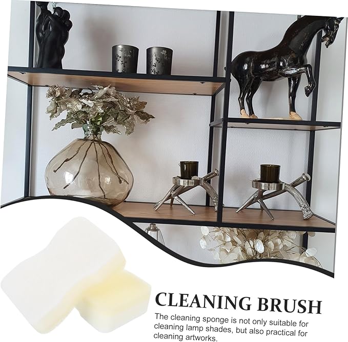 30pcs Gelloo White Cleaning Sponge Dryer Cleaner Dust Sponge for Lampshade Fabric Cleaning Tool