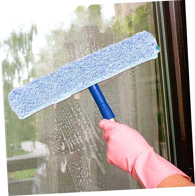 Window Cleaner Tool Glass Cleaning Window Wiper Reusable Sleeve Home Bathroom Use