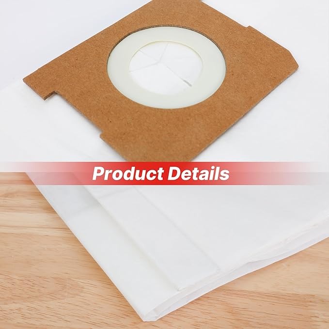 Shop-Vac 9066133 Disposable Filter Bags, Fits 5-9 Gallon Vacs, For Dry Pick-Up Only, White Paper, (3-Pack)