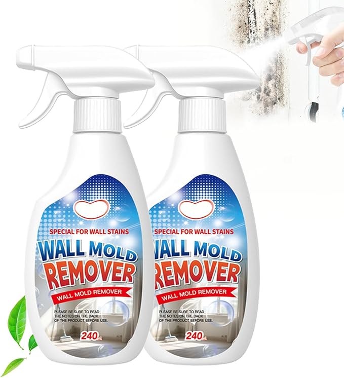 BTDECLAR Highly Effective Removal Spray, 2026 Upgrade Wall Cleaner Spray, Wall Remover Multi-Surface Cleaning Solution, Dirt, Dust And Stain Remover, for Wood,Tile,Fabric,Bathrooms,Kitchens (2pcs)