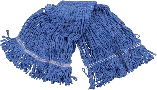 PRETYZOOM Commercial Mop Head Replacement Blend Heavy-Duty Cleaning Mop Head Refill for Industrial Use Machine Washable Fast-Drying for Home and Commercial Cleaning