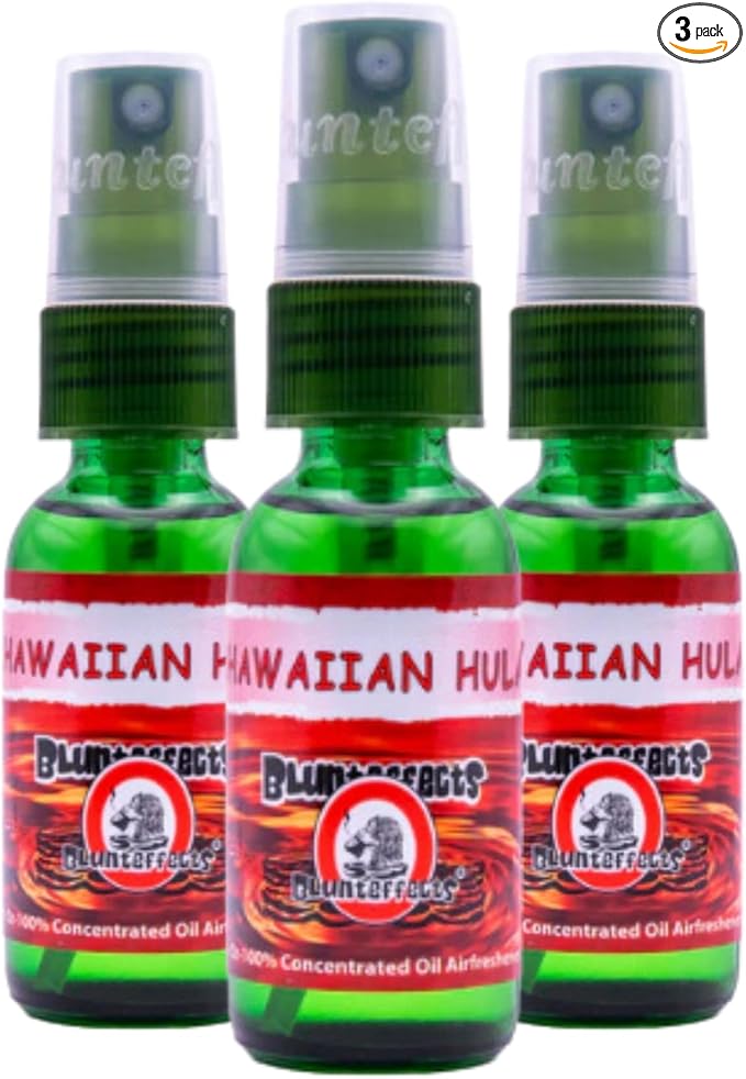 Blunteffects Blunt Effects 100% concentrated Air Freshener Oder Neutralizing Spray (hawaiian hula 3 Pack)