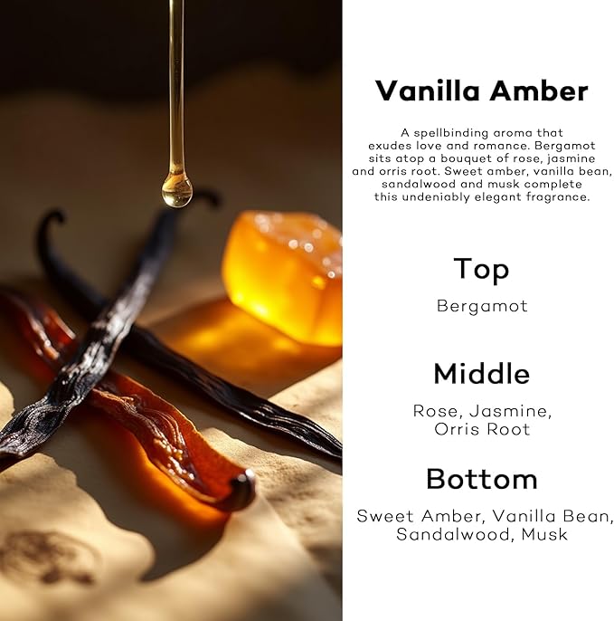 C Classy Car Air Freshener Hanging 2 Pack, Vanilla Amber Essential Oil Diffuser for Cars, Cute Car Accessories, Long-Lasting Fragrance, C ar Air Fresheners for Women & Men Gift, Made in USA