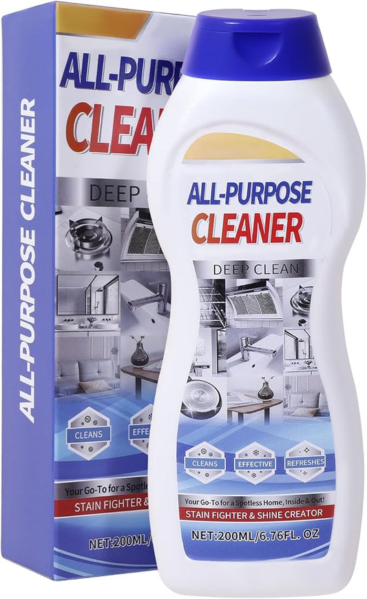 All-Purpose Household Cleaners - Powerful Multipurpose Cleaner for Stains,Grease from Various Surfaces Including Stainless,Steel,Tile,Ceramic and More（6.76 oz）
