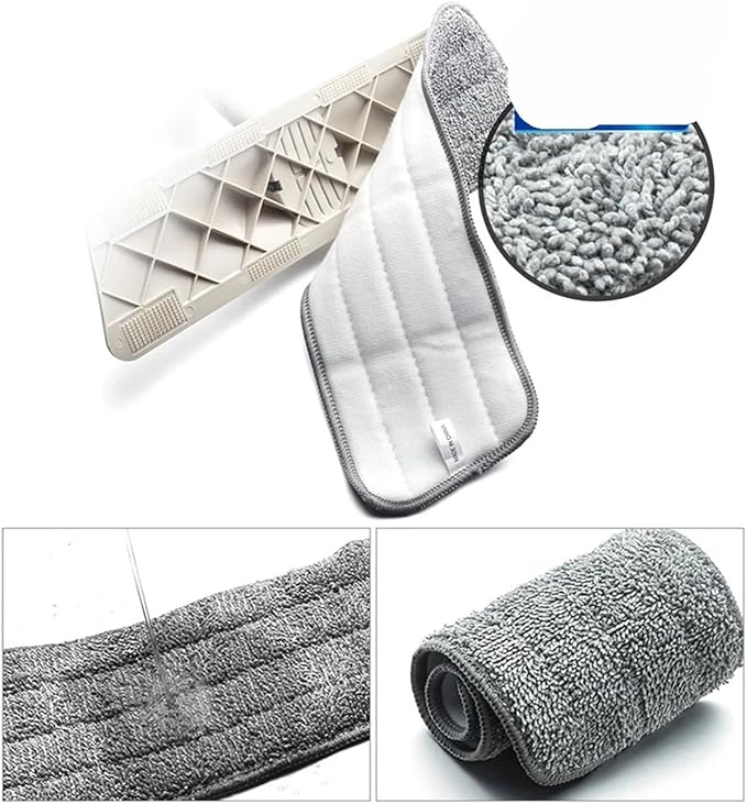 Microfiber Spray Mop Pads Replacement Head Compatible with Daris Spraying Mop(DR-AWE05-1)