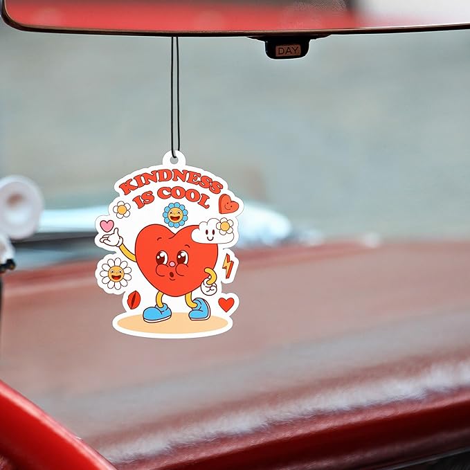 Frienda 5 Pieces Funny Car Air Fresheners for Men Air Freshener Hanging Truck Car Accessories Ideal Gift for Birthday Party