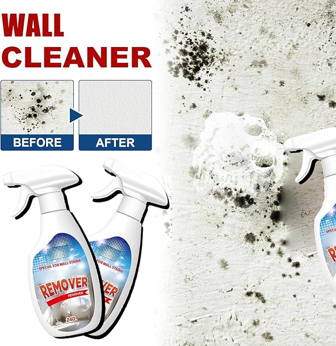 Highly Effective Removal Spray,Wall Remover Spray, Wood, Tile, Fabric, Bathrooms, Kitchens, Long-Term Protection(1PC)