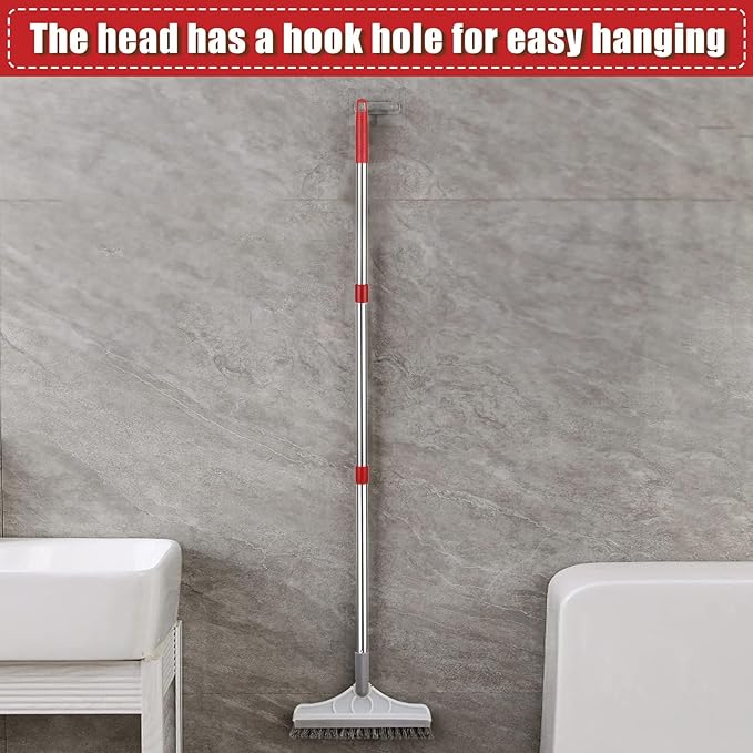 SHUESS 2 Pack Spin Mop Replacement Handle 4 Section 30 to 58 Inch Mop Replacement Stick Compatible with O-Cedar Spin Mop, Suitable for Microfiber Mop & Angle Broom (Mop Head& Base not Include)