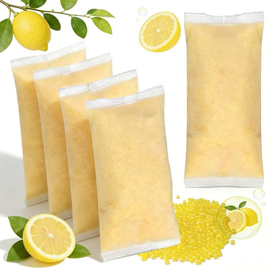 5PCS Lemon Fresh Scent Shoe Deodorizer Suitable for All Types of Footwear, Keeps Air Fresh and Purifies Shoe Odors, also Effective in Closets and Pet Areas, Absorbs Odors