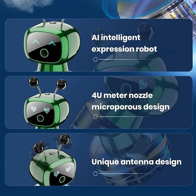 Intelligent Robot Car Air Freshener Scents Diffuser Innovative Robot Shape Car Air For Enhanced Driving