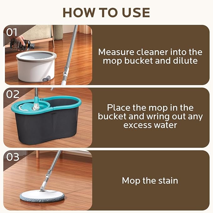 Mop Soap Scented: Pet-Safe Mopping Solution - Deep-Clean Hardwood, Tile, Laminate & Vinyl Surfaces