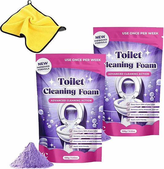 Fizclean Toilet Cleaner, Fizclean Toilet Cleaning Foam, FizCleaning Powder, FizClean Foam Cleaner, Touch Free Foaming Foaming Powder (2)