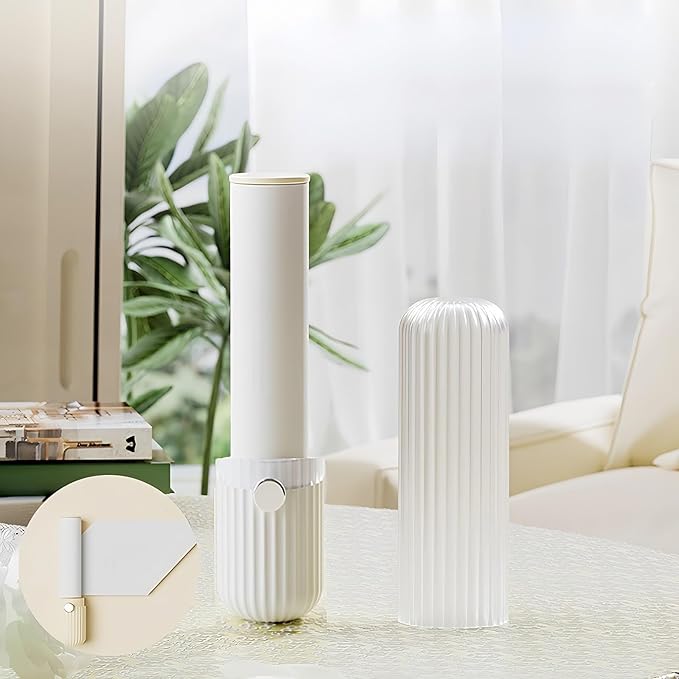 Mini Lint Roller for Clothes Reuseable Pocket Lint Remover for Travel, Portable Sticky Roller for Pet Hair, Small Lint Roller with 4 Rolls Refillable
