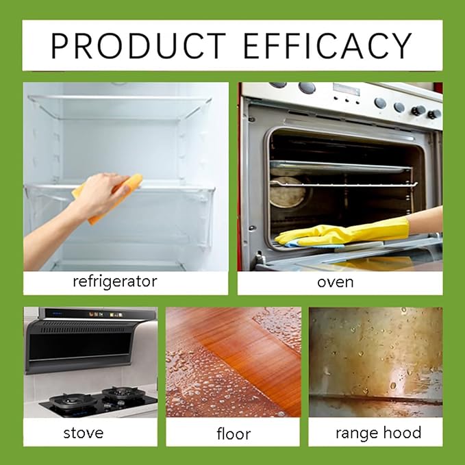 Electrolyzed Ion Kitchen Cleaner Spray, Multi-purpose Cleaner for Hold,Oven,Stove,Range Hood, Deep Cleaning, Household Items (1)
