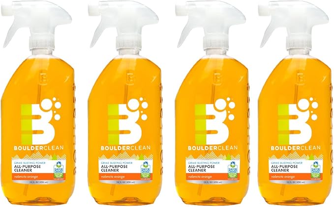 Boulder Clean Natural All-Purpose Cleaner, Valencia Orange, 28 Fluid Ounce