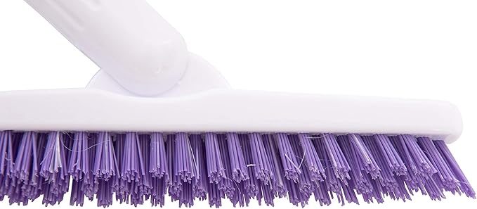 Fuller Brush E‑Z Scrubber Replacement Head – 9" V‑Trim Tile & Grout Brush Head Only, Compatible with Telescopic Handle (Sold Separately) – Deep Grime Cleaning Without Scratching
