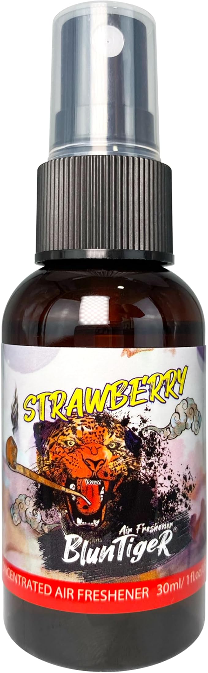 High Concentrated Strong Oil Based Air Freshener (Inspired by Strawberry) 30ml/1oz Car, Room, Home and Bathroom Deodorizer & Odor Eliminator Spray