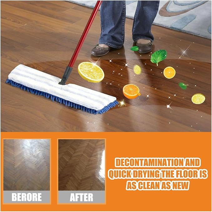100ml Wood Floor Cleaner Set Stubborn Stain Remover Quick Drying Polishing Brightening Household Floor Cleaning Liquid