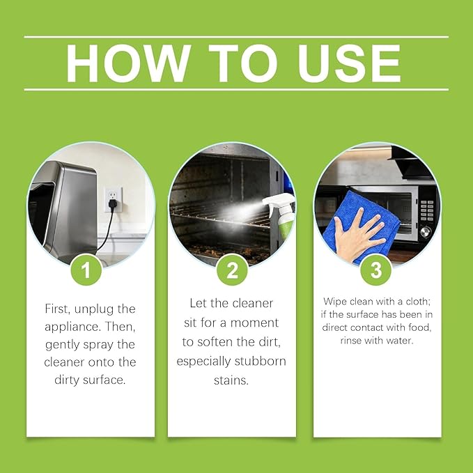 Electrolyzed Ion Kitchen Cleaner Spray, Multi-purpose Household and Kitchen Cleaning Spray, For Hold, Oven, Stove, Range Hood (1pc)