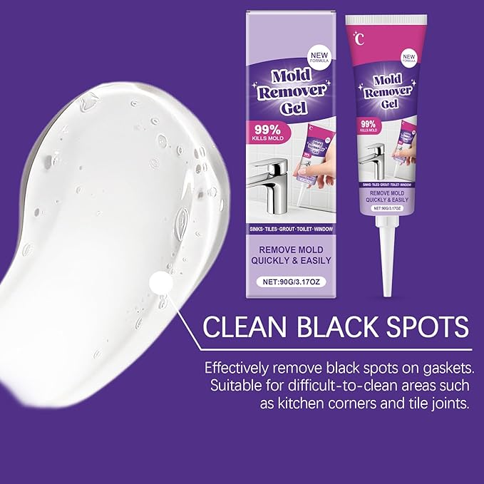 Household Cleaning & Decontamination Gel, Wall Sink Tile Gap Cleaner, Grout Cleaner for Tile Floors, Toilet & Bathroom Stain Remover, Deep Clean Decontamination Cream for Home Kitchen & Bathroom
