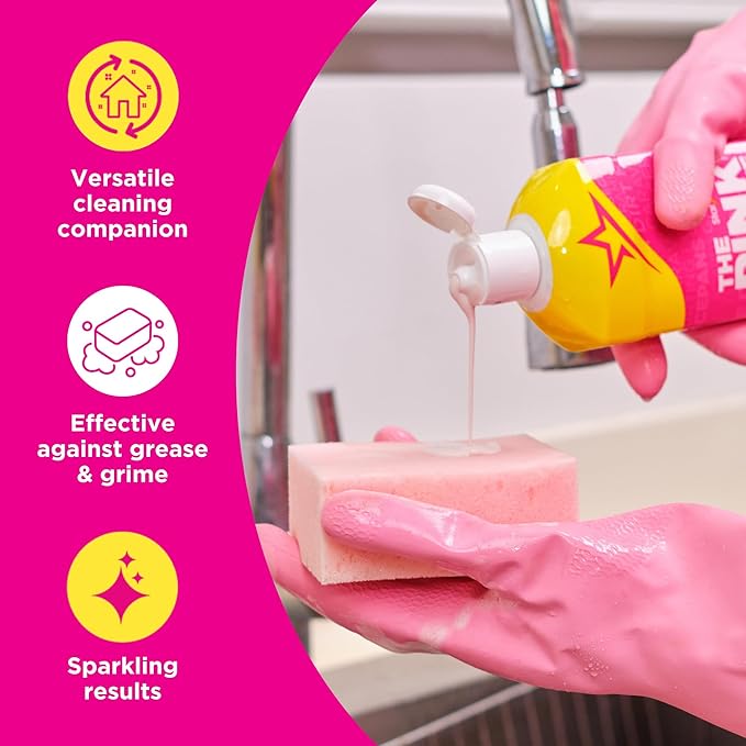 Stardrops The Pink Stuff Miracle Cleaning Bundle – Multi-Purpose Paste, Spray & Cream Cleaner (3-Pack) – Tough on Stains, Gentle on Surfaces