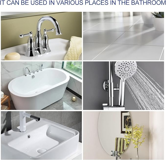 Gefanly Bathroom Cleaner,Non Toxic,Effectively Removes Soap Stains,Scale,Multi-Purpose Bathroom Descaler Foam Cleaner for Showers,Bathtubs,Sinks,Glass Surfaces without Damage