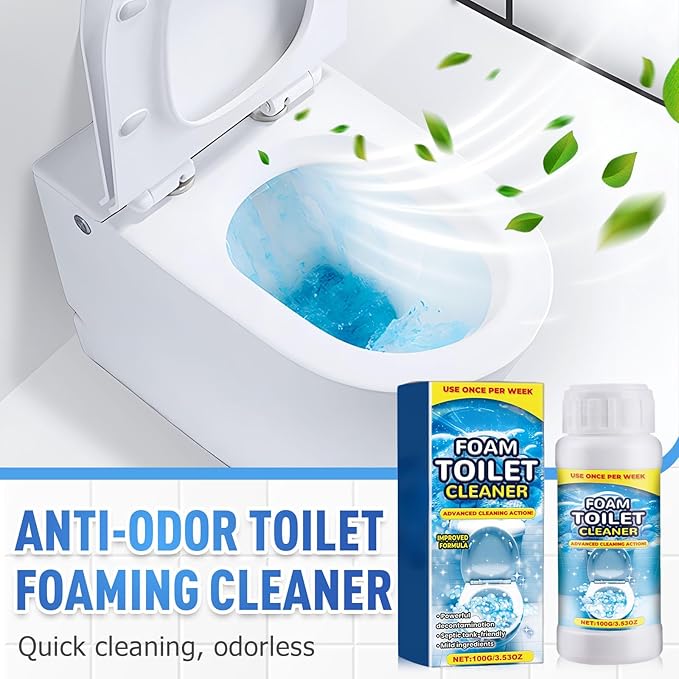 2025 Upgraded Foam Toilet Cleaner, New Powerful Toilet Bowl Cleaner, Advanced Bathroom Cleaner for Home, Powerful Instant Bowl Cleaners for Toilets Squatting Pans (2)