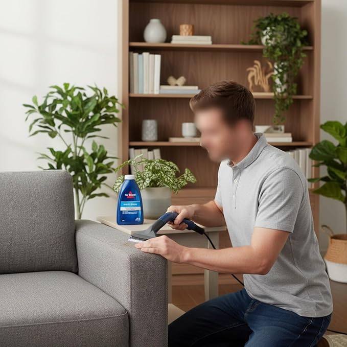 Fabric Sofa And Carpet Cleaning Solution. Floor Cleaning Liquid. Compatible For Bissell Wet Dry Vacuum Cleaner And Fabric Cleaners(2PCS 472ML)