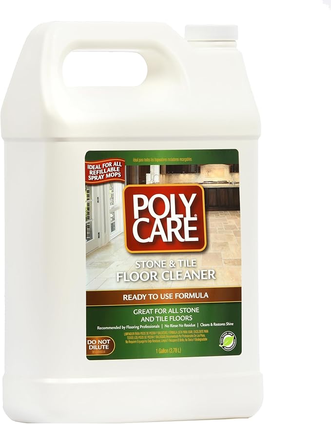 Stone & Tile Floor Cleaner Refill - 128 fl oz (6 Pack) - Fresh- Refill for Spray Mops and Spray Bottles - Residue-Free Floor Cleaning Solution
