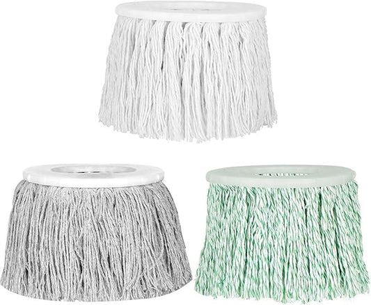 Mop Head Replacement, Spin Mop Compatible, Household Cleaning Tools, Commercial Mop Head(D)