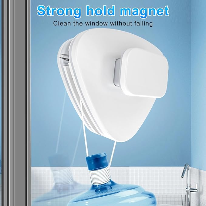 Magnetic Window Tool, Anti Drop Shape Double Sided Glass Cleaner for Home (18-30)