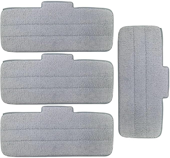 Compatible with Xiaomi Deerma TB900 Replace Mop for Mi Mijia Water Spray Mop 360 Rotating Cleaning Cloth Head Wooden Carbon Fiber Cloth C2(4 PCS)