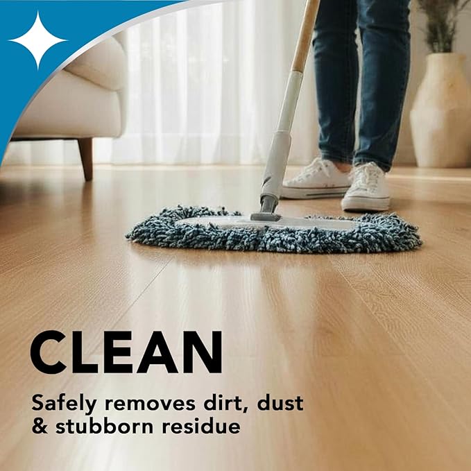 Weiman Hardwood Floor Cleaner - 128 Ounce Refill - Finished Engineered Hardwood Floors
