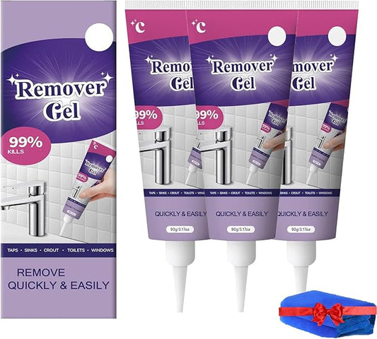 Stain Cleaning Gel - Bathroom & Shower Surface Cleaner for Grout, Tile, Sealed Wood — Powerful & Fast Acting (3PCS)