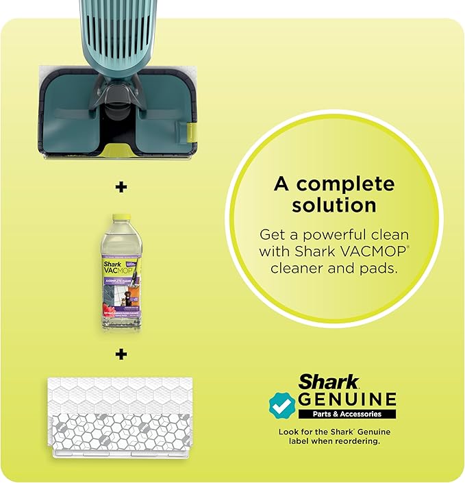 Shark VACMOP Pet Multi-Surface Floor Cleaner 2L Refill, Compatible with VM100, VM200, VM400 Series on sealed hard floors, Odor Neutralizer, Fast Drying, Streak-Free, Tropical Breeze Scent, VCO60