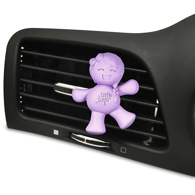 Little Joya 96018-6PK Sweet Dreams Car Air Freshener Vent Clip Provides Long-Lasting Freshness in a Compact Design, Fights Odors for up to 45 Days, Cute Car Odor Eliminator, Non-Toxic, Pack of 6