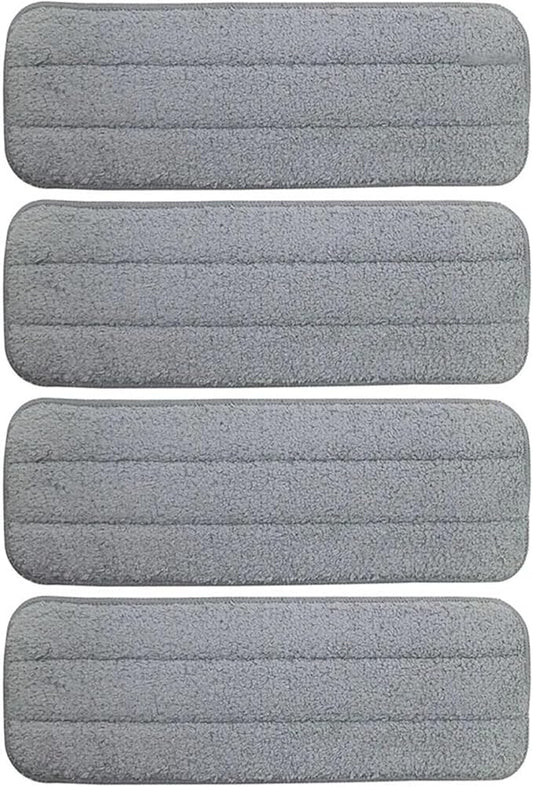 Compatible for Deerma, TB500 TB800,Compatible for Xiaomi Mijia ， Water Spray Mop 360 Rotating Cleaning Cloth Head Wooden Carbon Fiber Cloth(4pcs)