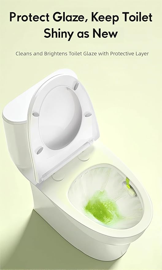 Hanging Toilet Bowl Cleaner, 3 Scents Automatic Toilet Rim Cleaner Can be used 500 times, Stain Removing Odor Eliminating Toilet Freshener for Standard & Smart Toilets (Pomegranate,9)