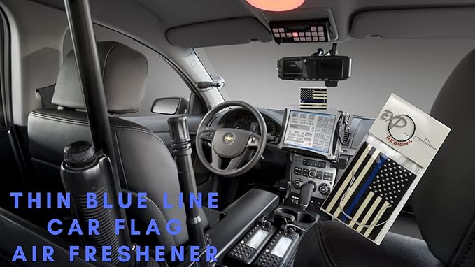 Blue Line American Flag Air Freshener