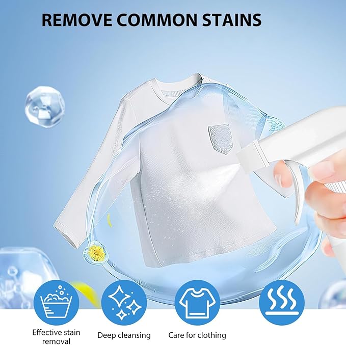Clothing Emulsifier, 300ML Non Ionic Emulsifier Stain Remover,Powerful Laundry Stain Remover Spray, Clothes Oil Cleaning Remover, For Grease, Oil, Food On Clothes And Shoes (2PCS)
