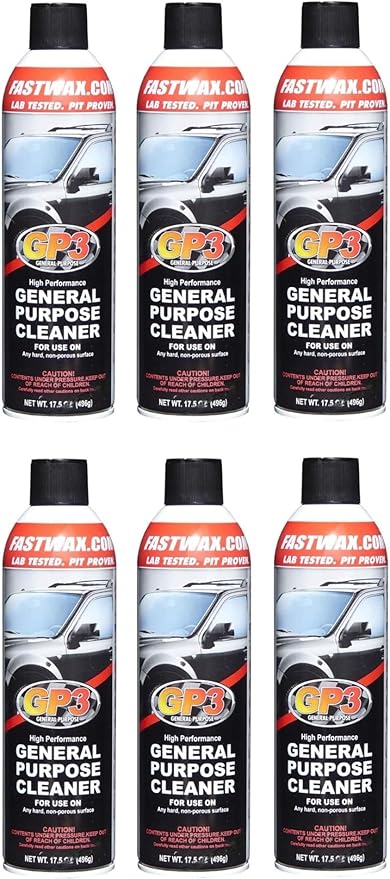 GP3 General Purpose Cleaner (17.5 oz, 6-Pack / 105 oz Total) | Bulk Multi-Surface Cleaning Solution for Commercial, Industrial & Household Use