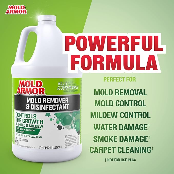 MOLD ARMOR FG550 Mold Remover/Disinfectant, 1 Gallon